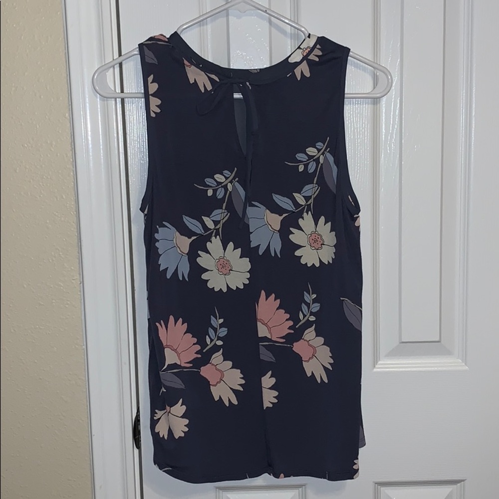 JCrew Flower Work Blouse